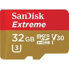   Sandisk 00173420 32GB SD micro ( SDHC Class 10) Extreme UHS-I V30 memóriakártya adapterrel