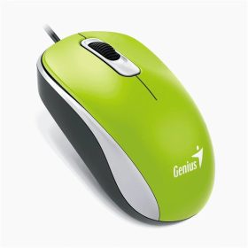 Genius DX-110 USB zöld-fekete egér