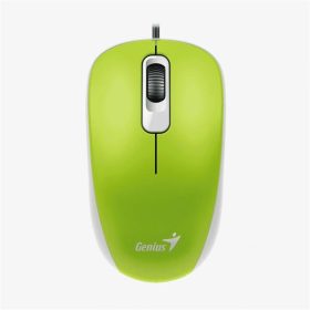 Genius DX-110 USB zöld-fekete egér