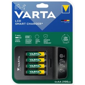   Varta 57684101441 LCD Smart Charger/4db/AA/2100mAh akku/akku töltő