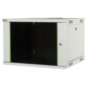   Lande LN-EUBOX09U5445-LG-1 EURObox 19" 9U 540x450 szürke fali rack szekrény