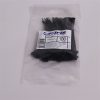Iris Electric 100 db fekete 120x2,5mm kábelkötegelő, gyorskötöző, kötegelő, UV álló
