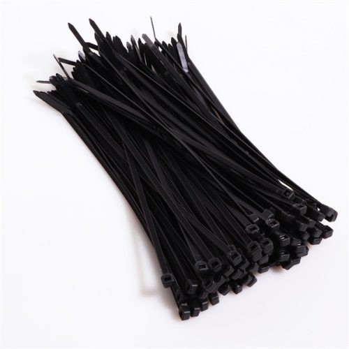 Iris Electric 100 db fekete 200x3,6mm kábelkötegelő, gyorskötöző, kötegelő, UV álló