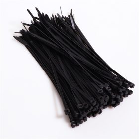   Iris Electric 100 db fekete 300x3,6mm kábelkötegelő, gyorskötöző, kötegelő, UV álló