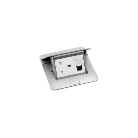   Legrand 054010 3 modul alumínium üres Pop-up felnyíló süllyesztett padlódoboz