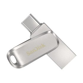   Sandisk 64GB USB3.1/Type-C Dual Drive Luxe Ezüst (186463) Flash Drive