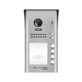   FUTURA VDT-607/ID/S4 proximity kártyaolvasóval/2.0 MP/170fokos látószög/4 lakásos/színes kamera egység
