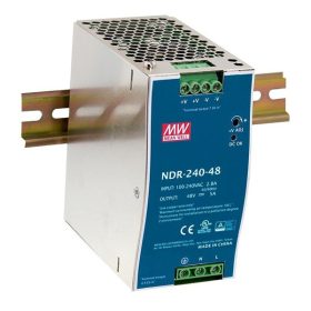   MEAN WELL NDR-240-48 48V 5A 240W DIN sínre szerelhető tápegység