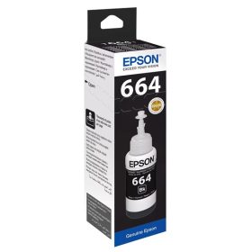   Epson C13T66414A T6641 70ml EcoTank kompatibilis fekete tintapalack