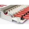 DIGITUS 19" 1U 24port Cat.6A kompakt szürke árnyékolt Patch Panel