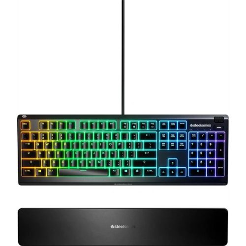 SteelSeries Apex 3 UK fekete gamer billentyűzet