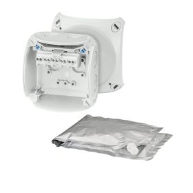   Hensel WP 0202 G kiöntőmasszával szürke vízálló kábelösszekötő doboz