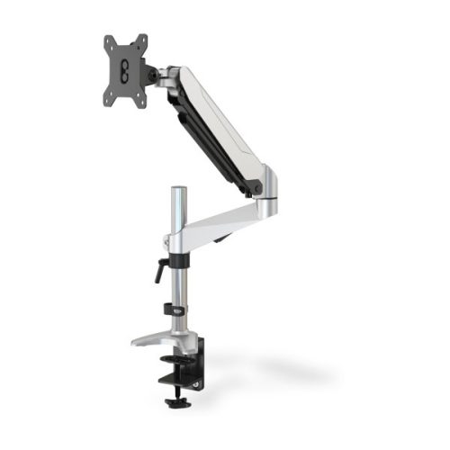 DIGITUS gázrugós C-bilincses univerzális (VESA 75/100) 1-es ezüst monitor tartó konzol