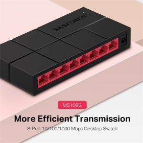   Mercusys MS108G 8port 10/100/1000Mbps nem menedzselhető asztali Switch
