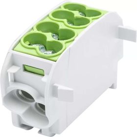   Leipold LEIP080110-2-3 HLAK 25/16 ónozott zöld 2x25+2x16mm2 1-p fővezetéki leágazókapocs