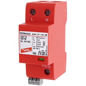   DEHN 9412 DSH TN 255 FM shield egyfázisú TN rendszerhez akalmazásoptimalizált 1. +2. típ. kombinált villámáram-levezető
