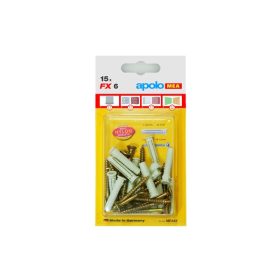   Celo FX 8 univerzális nylon dűbel + 5x60 facsavar - 10db / bliszter