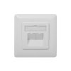 DIGITUS DN-9008-1 Cat.6A Class EA 2x RJ45 süllyesztett fali aljzat