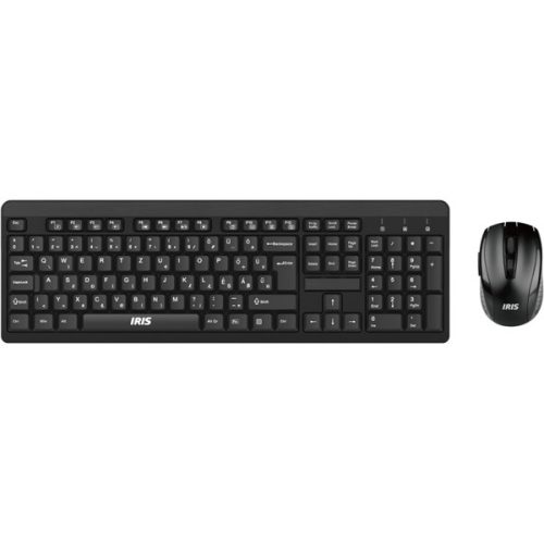 IRIS C-25 vezeték nélküli fekete billentyűzet + egér