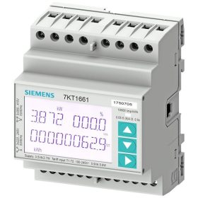   Siemens 7KT1662 SENTRON 7KT PAC1600 LCD 230 V Modbus RTU + MID/kalapsínre fogyasztásmérő