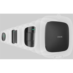   Ajax StarterKit Plus BL fekete vezetéknélküli riasztó szett