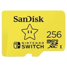   Sandisk 00183573 256GB SD micro (SDXC Class 10 UHS-I U3) Nintendo Switch memóriakártya