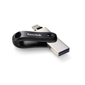   Sandisk 128GB USB3.0/Apple Lightning iXPAND GO Fekete-Ezüst (183588) Flash Drive