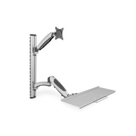   DIGITUS flexibilis fali monitor (VESA 100x100) + billentyűzet tartó konzol