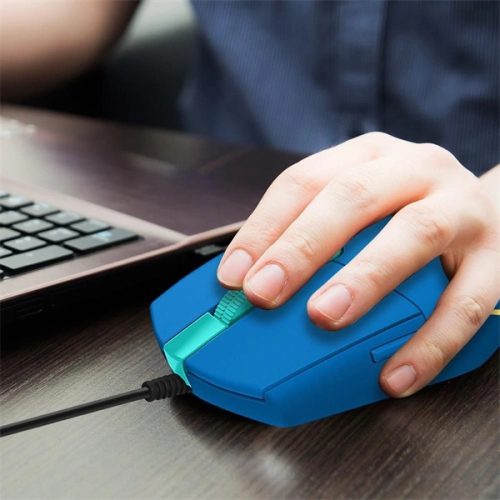 Logitech G102 Lightsync kék gamer egér