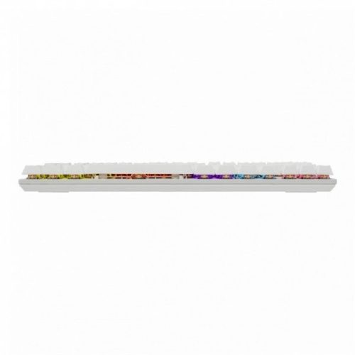 White Shark COMMANDOS GK-2106W/BL-HU fehér mechanikus magyar (blue switch) gamer billentyűzet