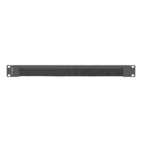   Lanberg AK-1103-B 19" 1U egyik oldalán nyitott fésűs fekete kábelrendező