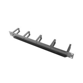  Lanberg AK-1202-B 19" 1U fekete műanyag gyűrűs fém kábelrendező