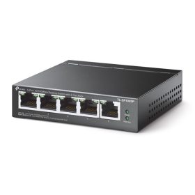   TP-Link TL-SF1005P 5x10/100Mbps LAN port 4xPoE nem menedzelhető asztali switch
