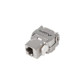   Lanberg KSF5-2000 Cat.5e FTP 180°-os szerszám nélkül szerelhető árnyékolt RJ45 Keystone jack