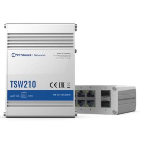   Teltonika TSW210 8x GbE LAN 2x SFP port nem menedzselhető switch