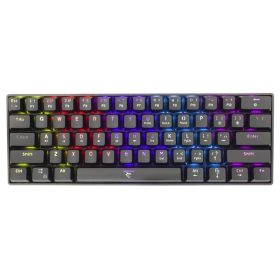   White Shark SHINOBI GK-2022B/R-US fekete mechanikus (red switch) gamer billentyűzet