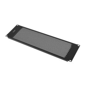   Lanberg AK-1413-B 19" 3U fekete fém hálós/perforált vakpanel