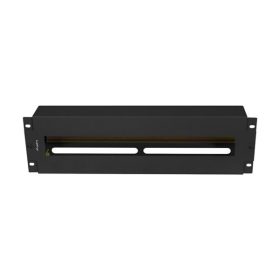   Lanberg AK-VDP103-B 19" 3U DIN sínes fedeles kismegszakító tartó panel