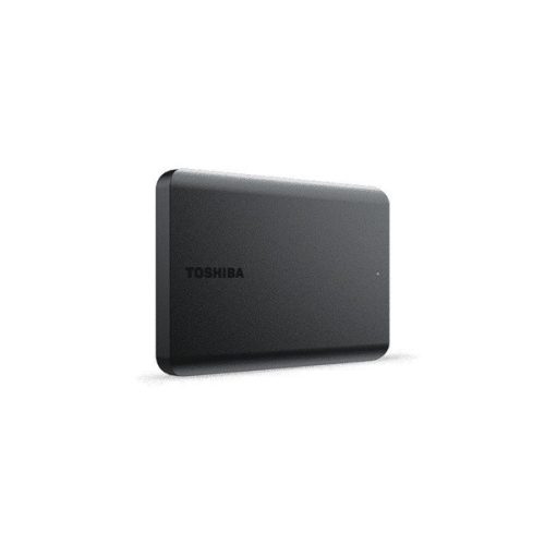 Toshiba 2.5" 1TB Canvio Basics (USB3.0; ~5Gbps; NTFS/HFS+; matt) fekete külső winchester