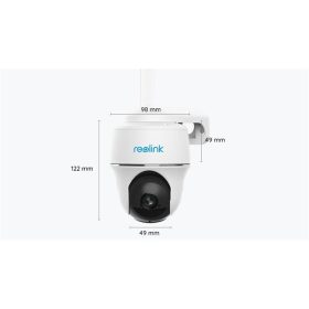   Reolink GO G430 /5MP/H265/95°/IR10m/4G/akkumulátoros IP PT dómkamera + napelemes töltő
