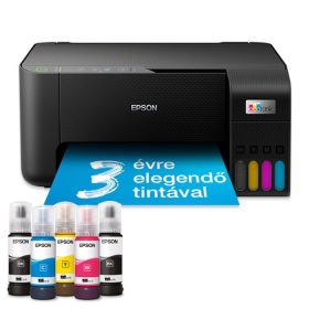   Epson EcoTank L3270 színes nyomtató MFP, WiFi/USB, 8100/6500 oldal tinta a dobozban