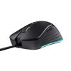 Trust GXT924 Ybar+ vezetékes fekete gamer egér