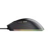 Trust GXT924 Ybar+ vezetékes fekete gamer egér