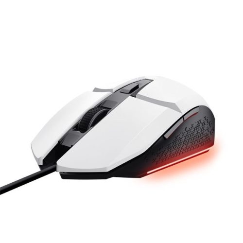 Trust GXT109W Felox vezetékes fehér gamer egér