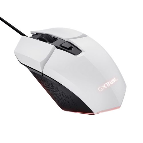 Trust GXT109W Felox vezetékes fehér gamer egér
