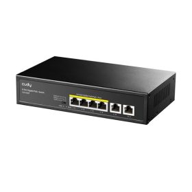   CUDY GS1006P 1x 10/100/1000(PoE+/PoE)+3x 10/100/1000(PoE)+2x gigabit uplink, 60W PoE switch