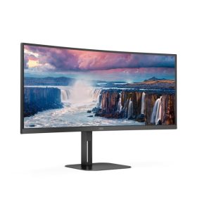   AOC 34" CU34V5C/BK UWQHD VA 100Hz HDMI/USB-C/DP ívelt monitor