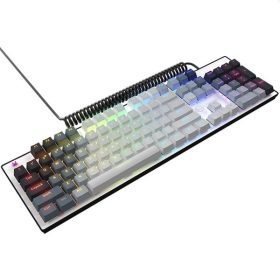   Lorgar Azar 514 RGB, fehér vezetékes mechanikus gamer billentyűzet