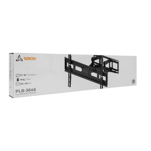 Sbox PLB-3646-2 37"-80" dönthető,forgatható fali TV konzol