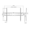 Sbox PLB-4269T 60"-100" dönthető fali TV konzol